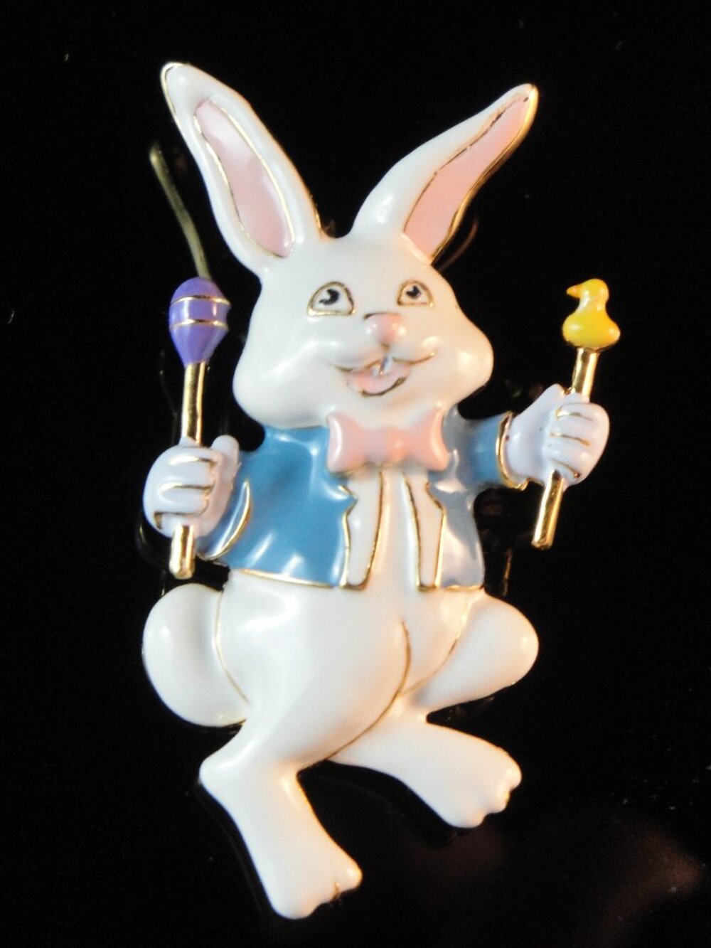 Vintage Bunny Brooch Pin